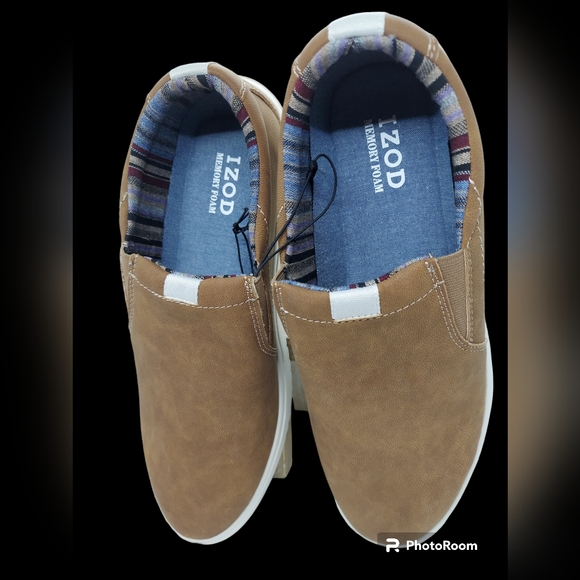 IZOD Brown Slip-On Shoes Men's Size 11 NWOT - Picture 2 of 5
